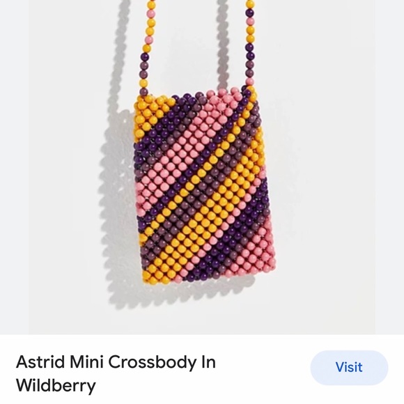Free People Handbags - FREE PEOPLE Astrid Mini Crossbody Bag in Wildberry NWT!!!